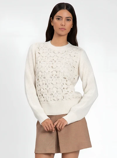 CROCHET KNITTED SWEATER