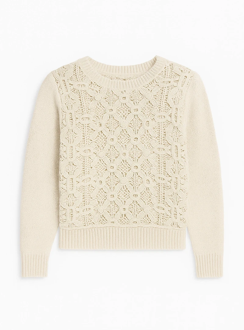 CROCHET KNITTED SWEATER