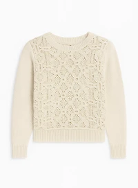 CROCHET KNITTED SWEATER