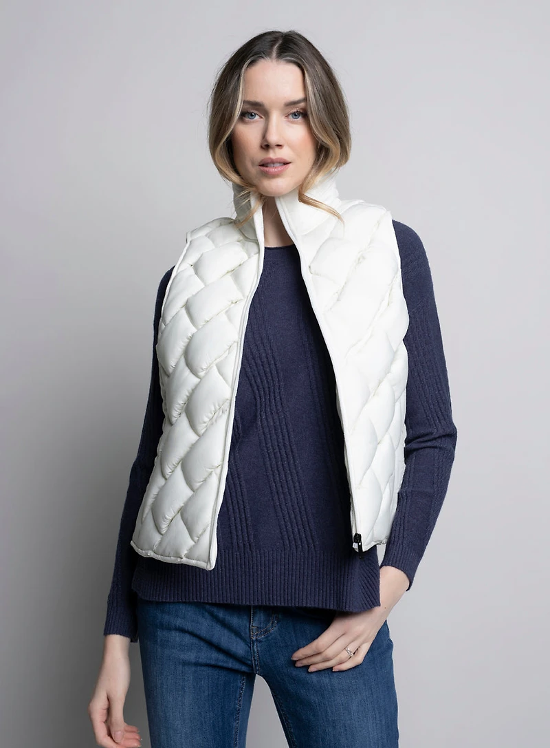 WOVEN STYLE VEST