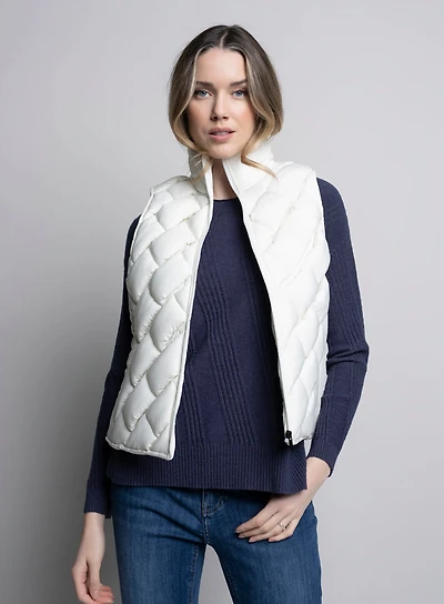 WOVEN STYLE VEST