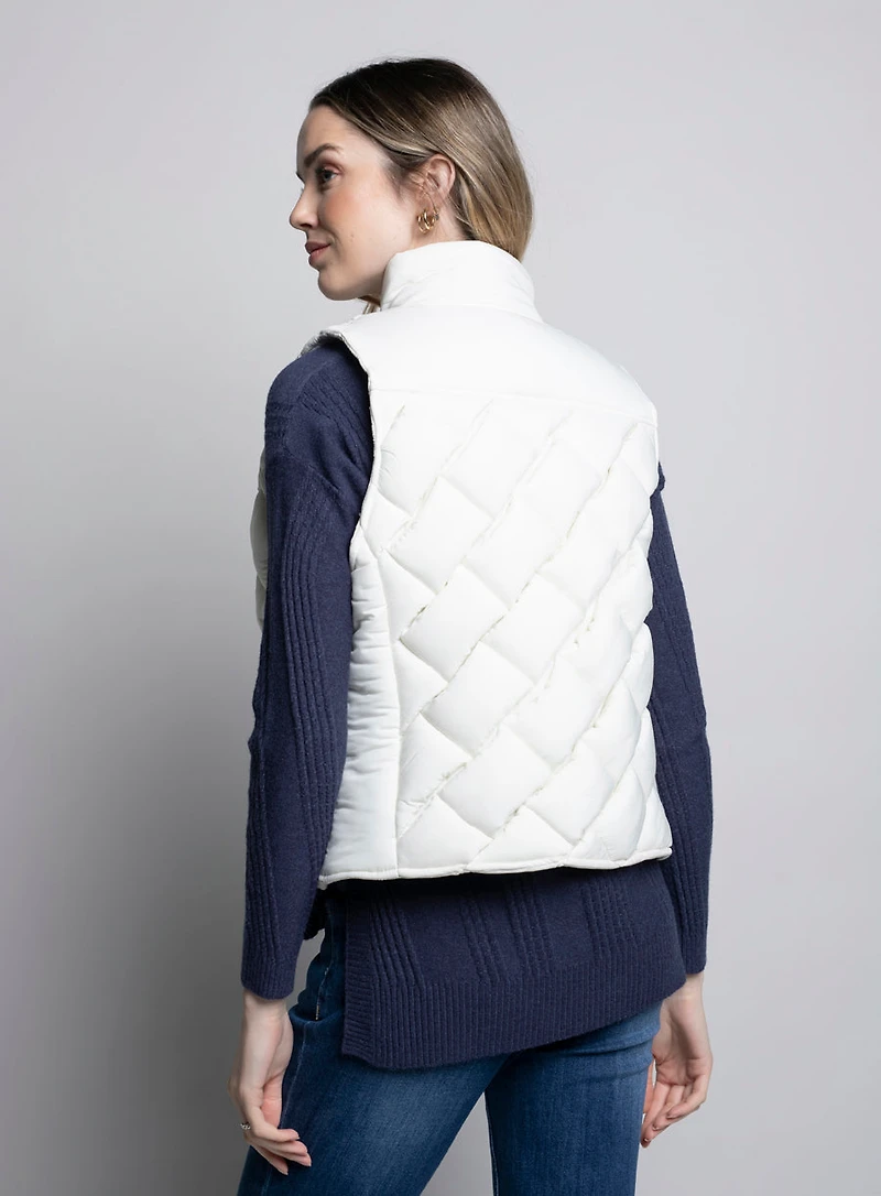 WOVEN STYLE VEST