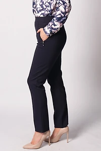 PONTE PANTS WITH ZIPPER ON POCKET
