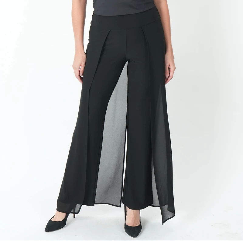 LAYERED RUFFLED PANTS