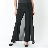 LAYERED RUFFLED PANTS