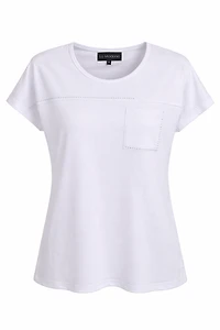 T-SHIRT WITH POCKET AND BLING