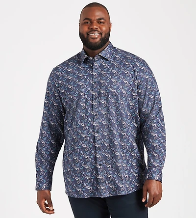 360 Stretch Floral Print Shirt