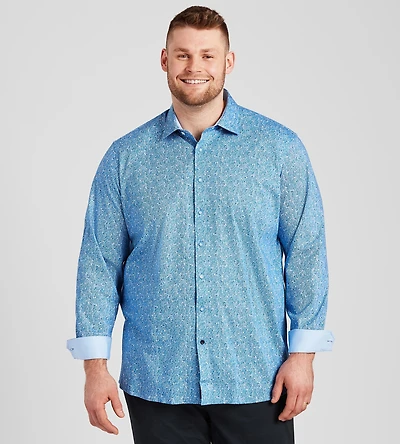 360 Stretch Ditsy Floral Print Shirt