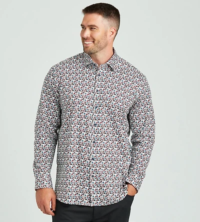 360 Stretch Floral Butterknit Shirt