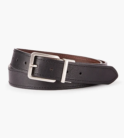 Stitch Boarder Reversible Leather Belt