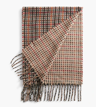 Gingham Check Scarf