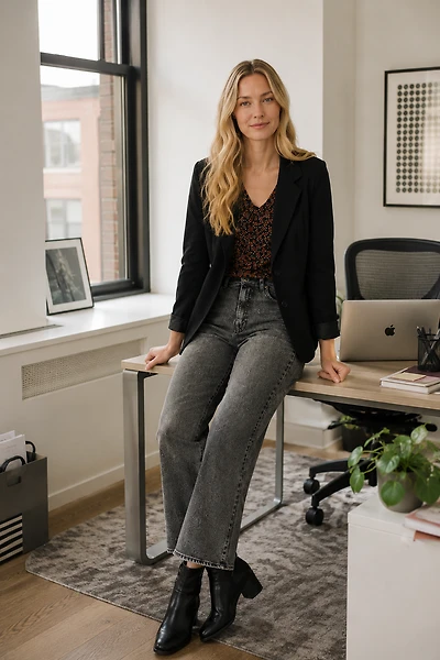 Le jeans jambe droite | Modèle Lily