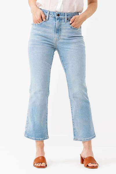 Le jeans bottillon délavé | Modèle Kick boot