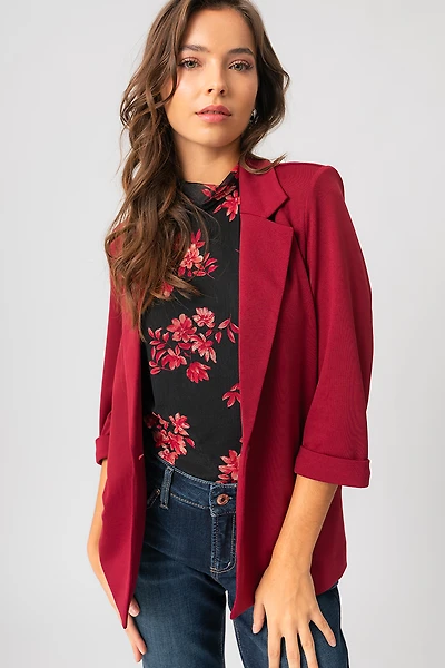 Le blazer structuré à épaulettes 1 bouton