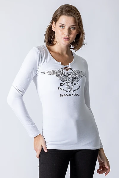 Le t-shirt manches longues Dutchess & diva « Exceptional empire »