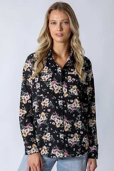 La blouse fluide imprimé floral