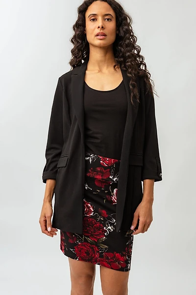 Le blazer long ouvert