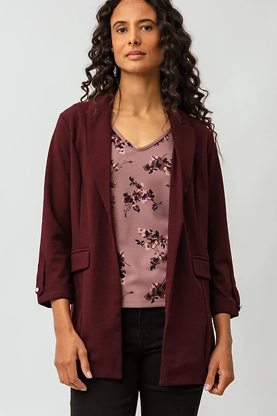 Le blazer long ouvert