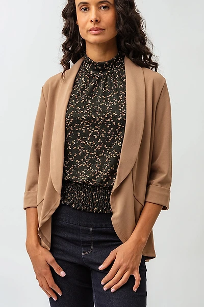 Le blazer fluide manches ¾