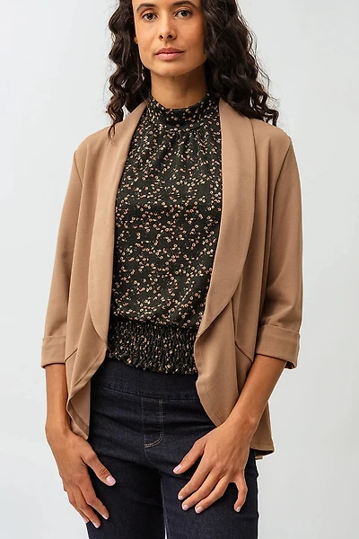 Le blazer fluide manches ¾