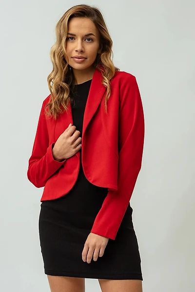 Le blazer court ouvert