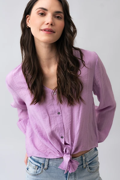 La blouse fluide à nouer