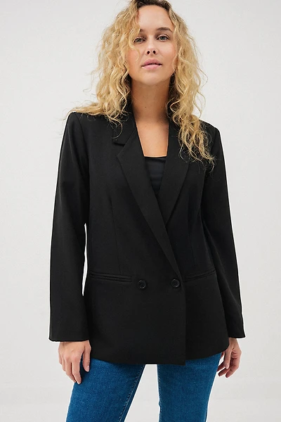 Le blazer classique ample noir
