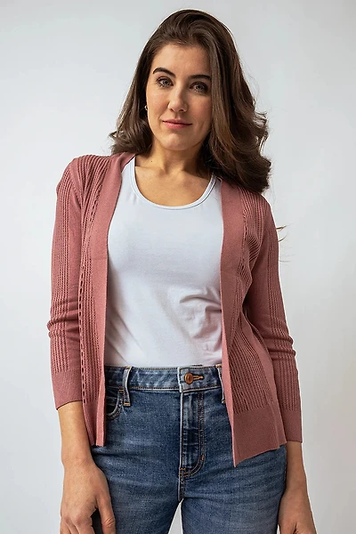 Le cardigan ajouré en crochet