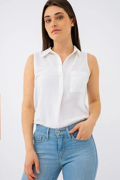 La camisole chemisier fluide