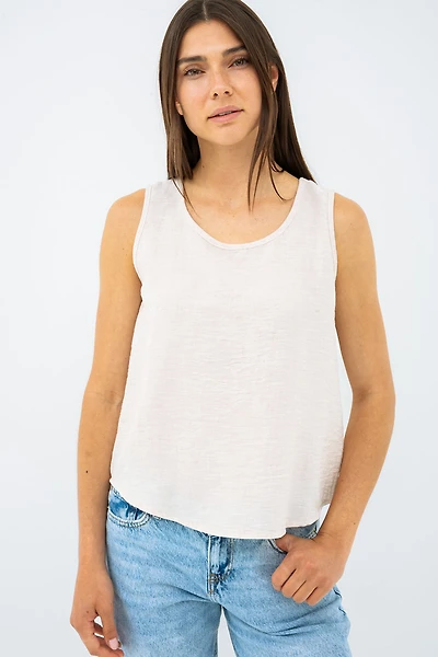 La camisole ample aspect lin