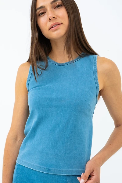 La camisole en denim
