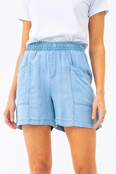 Le short fluide en tencel