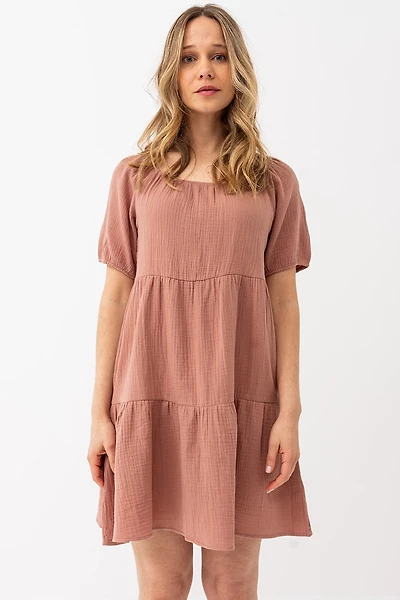 La robe courte style paysanne