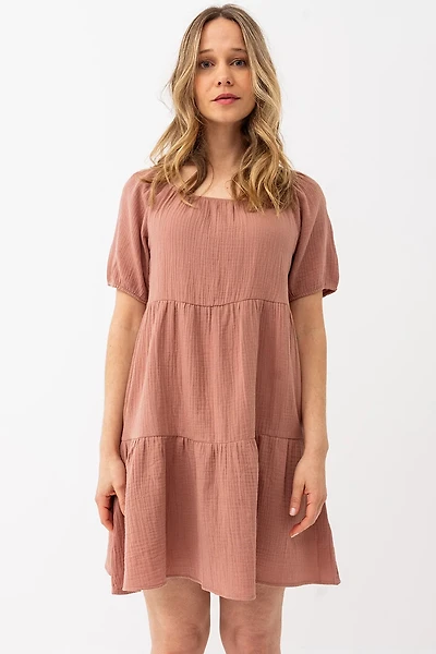 La robe courte style paysanne