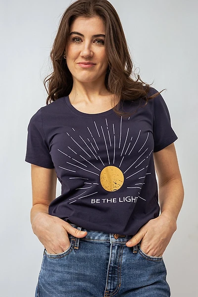 Le t-shirt imprimé soleil
