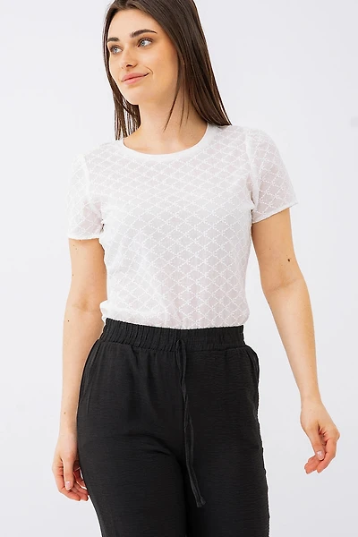 Le t-shirt broderie anglaise