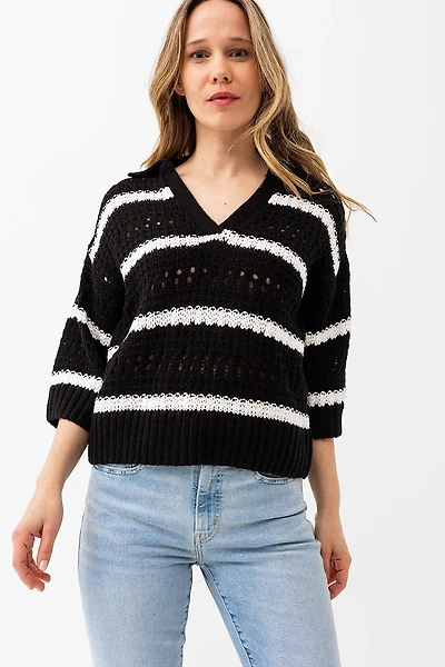 Le tricot en crochet ligné