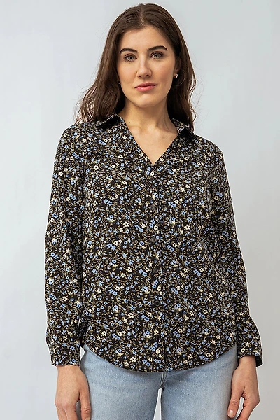 La blouse imprimée petites fleurs