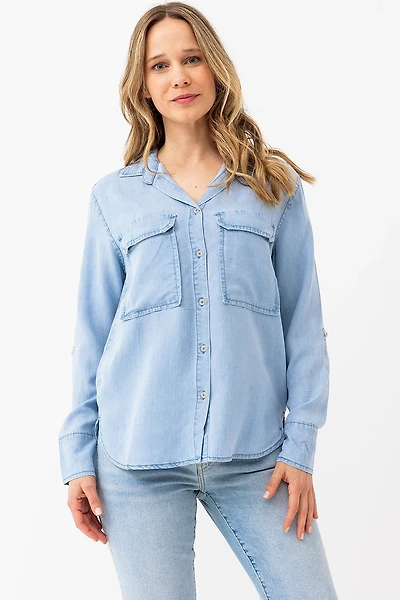 Le chemisier léger en Tencel