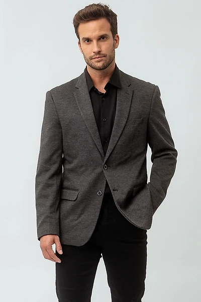 Le veston extensible charcoal