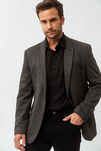 Le veston extensible charcoal