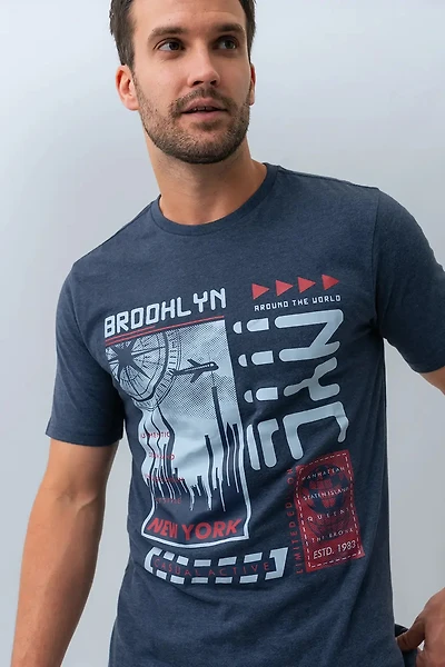 Le t-shirt imprimé « Brooklyn »