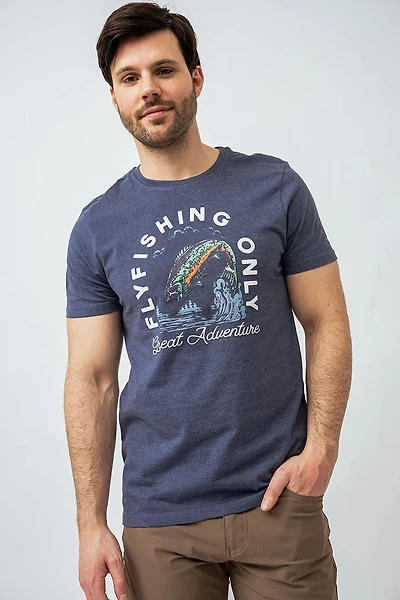 Le t-shirt « Flyfishing Only »