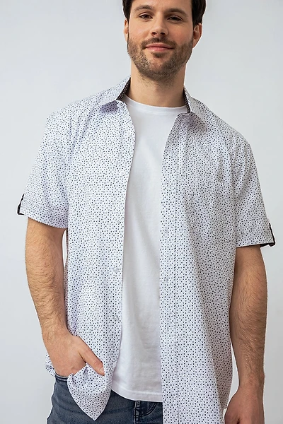 La chemise imprimée petites fleurs
