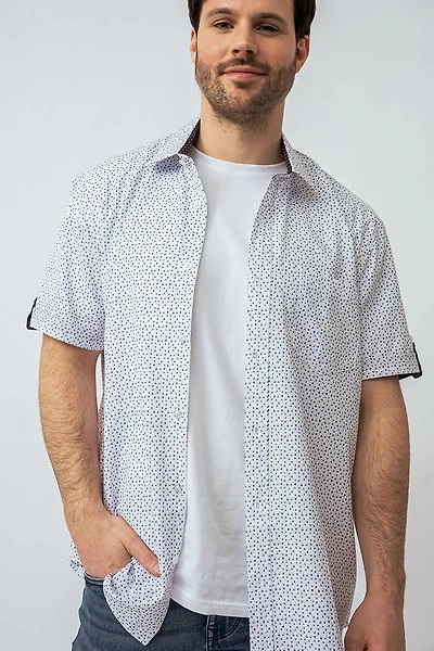 La chemise imprimée petites fleurs