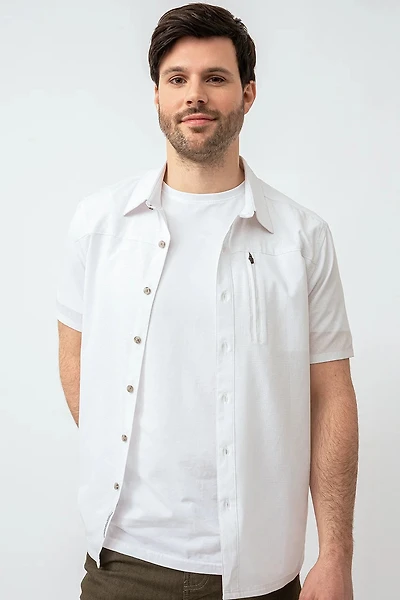 La chemise légère unie