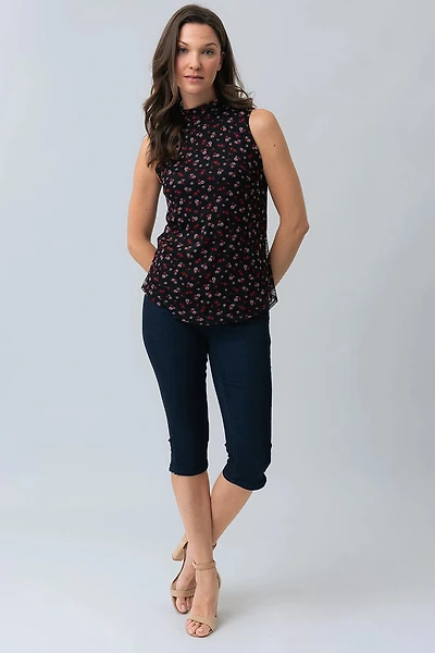 Le capri à enfiler taille régulière | Modèle Liette