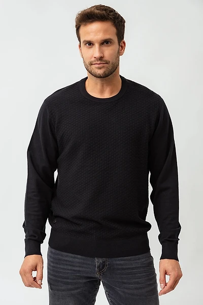 Le chandail texturé Point Zéro