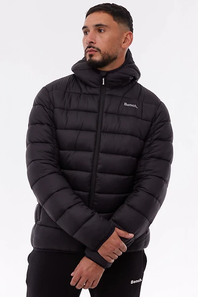 Le manteau matelassé noir