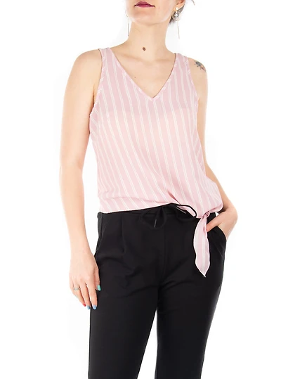 Camisole col en V nouée Pentagone